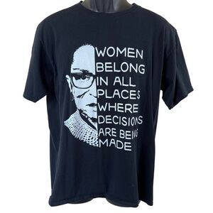 Ruth Bader Ginsburg Womens Print Tee